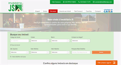 Desktop Screenshot of imobiliariajs.com